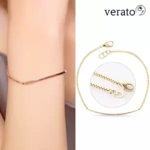 베라토 14K 민자 바 팔찌
