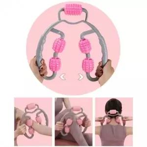 (색상 핑크)필라테스 헬스 홈트 마사지 롤러링 운동 기구