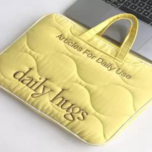 감성 노트북 파우치 맥북 파스텔톤 아이패드 케이스 손잡이 가방