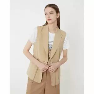 [하프클럽/올리비아로렌]허리스트링 베스트_VOCQC3M3421