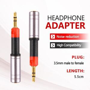 2.5MM ~ 남성 여성 어댑터 hifi 헤드폰 sennheiser 호환 HD518 hd558 595 598SE 569 579 용 밸런스드 잭 플
