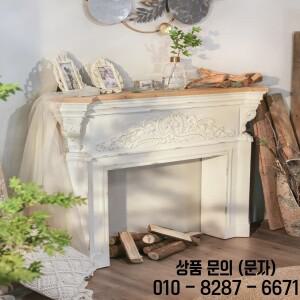 단단한 나무 릴리프 벽난로 프레임 장식 유럽 스타일 빌라 홈스테이 크리에이티브 레트로 스토리지 랙