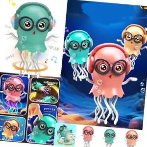 리듬 댄싱 문어 인형 음악 반응 춤추는 장난감 어린이 선물 작동 완구 귀여운