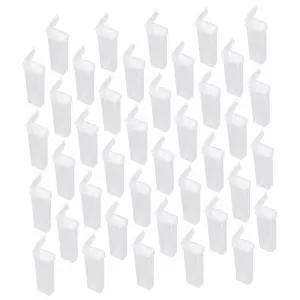 병리학적 을 위한 현미경 큐보이드 보관용 FETCHELCTR 50pcs 유리 슬라이드 홀더 박스 학생 및 실험실을