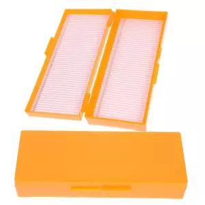 현미경 보관 정리함용 재사용 가능한 슬라이드 박스 GLEAVI 2pcs 과학 및 교육용으로 휴대하기 쉬운 컴팩트