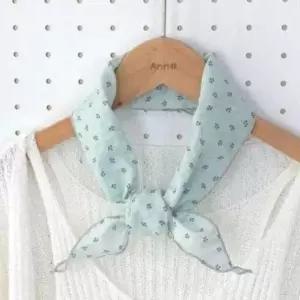 [애슬릿] 삼각 스카프 여성 면 100 미니 쁘띠 반다나 두건 목