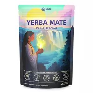Yerba Mate 인스턴트 티 파우더, 천연 에너지 및 장 건강을 위한 슈퍼 예르바 마테차, 뇌 안개 감소, 프리