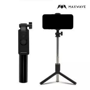 맥스웨이브 블루투스 셀카봉 삼각대 무선 스마트폰 거치대