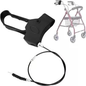 45인치 케이블로 내구성이 뛰어난 롤레이터 브레이크 핸들 교체 - 롤링 워커 휠체어 및 모빌리티 무릎