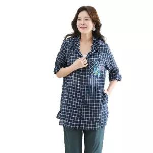 (강)오아로시어서커후드블라우스2종(QAMFB017)