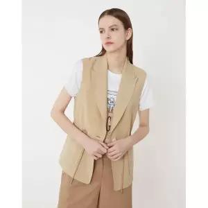 [하프클럽/올리비아로렌]허리스트링 베스트_VOCQC3M3421