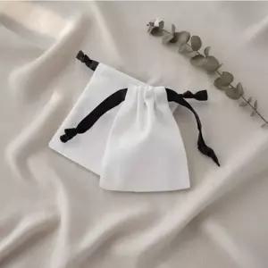 ( )쥬얼리 보관용 포장 끈 파우치 미니 수납 주머니