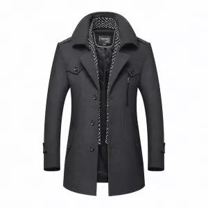 남자패딩코트 남성용 방풍 NZ321 캐주얼 코트 겨울 재킷 6XL 오버코트 울