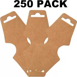 250팩 목걸이 디스플레이 카드 - 보석 팔찌 초커 팔찌를 쉽고 간단하게 전시할 수 있는