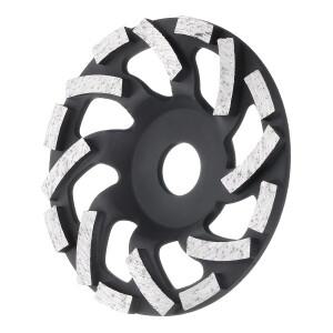 5인치 콘크리트 연삭 휠 7/8인치 아버 그라인딩 컵 휠(다이아몬드 세그먼트 포함) 페인트 에폭시 코팅 제거