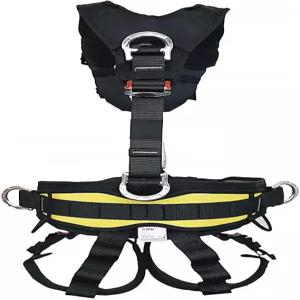 두껍고 넓어진 허리 보호 기능을 갖춘 RESQT 전신 안전벨트는 야외 나무 작업과 고고도 작업에 적합합니다.