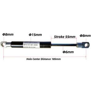 ONPO H06-15-055-185-M8-100N 가스 용수철 공압 공기 스트로크 자동 문짝 중심 거리: 185mm 55mm