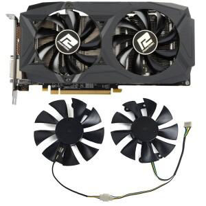 DIY 85MM AX RX 580 480 470 GPU 냉각 팬 PowerColor Red Dragon Radeon 비디오 카드 교체 팬용