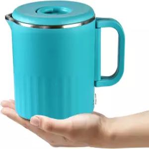 0.8L 접이식 소형 전기 주전자 304 스테인리스 스틸 휴대용 출장 캠핑 여행 사무실용 미니 온수 보일러