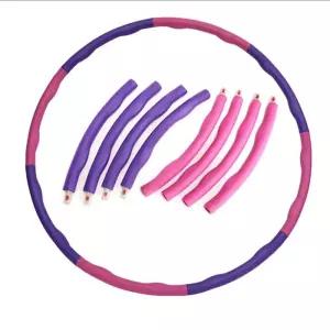 복부 뱃살 지압 소프트폼 훌라후프 핑크퍼플 dRn3+9Gjq