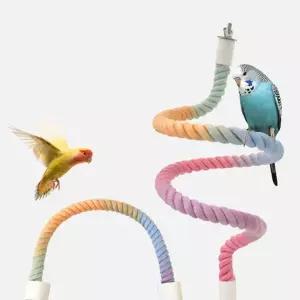 앵무새 로프 횟대 조류 장난감 횃대 새 사다리 놀이터 발톱 갈이 사랑 둥지 모란 새장