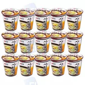 농심 사리곰탕 미니컵 15개