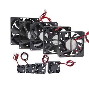 5Pcs DC 브러시리스 팬 컴퓨터 케이스 냉각 CPU 5V 12V 24V 슬리브 베어링 2 라인 25/30/35/40/50/60/70/80