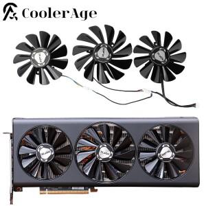 그래픽 카드 팬 교체용 쿨러 팬 XFX AMD RX 5700 5900XT 85mm FY010010M12LPA DC12V 0.45A