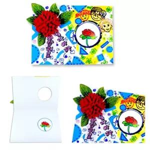 부직포 카네이션 카드 만들기 어버이날 스승의날 감사 선물