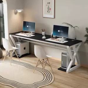 2인용 더블책상 형제 쌍둥이책상 공부방 화이트 학생 데스크