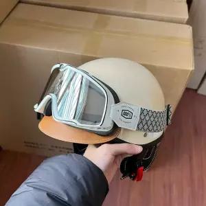 레트로 자토바이 헬맷 바이크 경량 전동킥보드 스쿠터 하이바