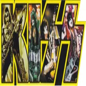 스퀘어 딜 녹음 및 용품 키스 그룹 인 로고 다이컷 스티커