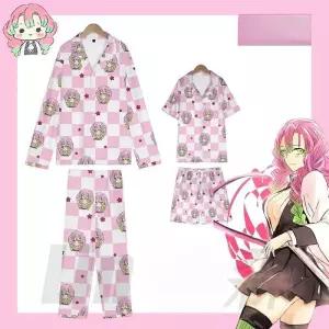 귀멸의 칼날 홈웨어 파자마 캐릭터 커플 반팔 여름 실내복 어린이 칸로지 미츠리