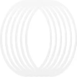 파티킬 7.2인치 드림 캐처 링 6개 플라스틱 마크라메 화환 플로럴 원형 후프 가정용 DIY 공예 결혼식