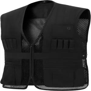 스키트 트랩 클레이 사격을 위한 비전택 유니 전술 사격장 조끼 이동식 어깨 패드 포함