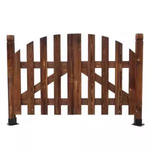 방부목 울타리문 나무문 야외 조립식 주택 담장 가든