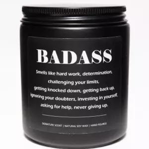 라벤더 유칼립투스 소이 왁스 캔들 7OZ 여성과 남성을 위한 영감 선물 축하 새 직장 승진 졸업 정신