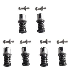 6X 퀵 릴리즈 M3 타이로드 엔드 링키지 볼 헤드 푸시로드 커넥터 (RC 모델 보트 자동차 비행기-Y47A 용)