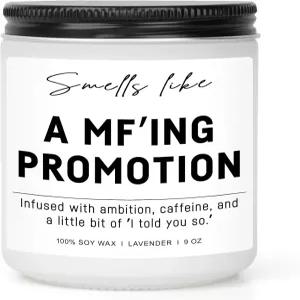 여성 및 남성을 위한 직업 홍보 캔들 선물 그녀와 그를 축하 새로운 소이 왁스 향 친구 동료 직장 베스티를