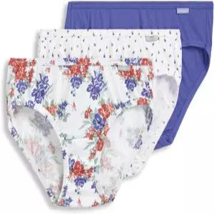 기수 여성 속옷 엘런스 비키니 3팩 퓨처 더스크/포도 브러시 도트/플로럴 벽지 7