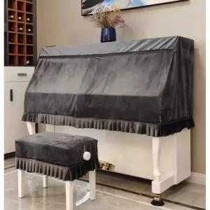 피아노 의자 덮개 그랜드피아노 스웨이 풀커버 벨벳