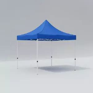 ( )원터치 자바라 300x300cm 접이식 그늘막 행사용 천막 블루