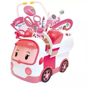 4살여아 의사놀이 보관함 멜로디구급차 엠버 체온계 두돌이상 청진기