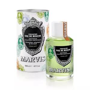 Marvis 마비스 스트롱민트 가글 농축 120ml 구강청결 입냄새제거 휴대용 구강세정제