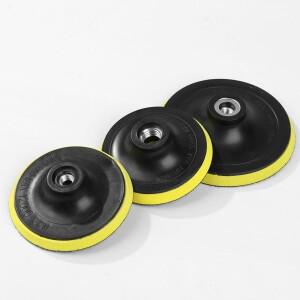 파워 샌더용 샌딩 디스크 백킹 패드 펠트 폴리시 생크 후크 루프 플레이트 연마 3 개 4/5 인치 M10 1 개