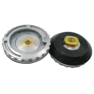 알루미늄 베이스 백 고무 백커 패드 다이아몬드 연마 샌딩 그라인딩 디스크 백킹 거치대 M14 M5/8-11 스레