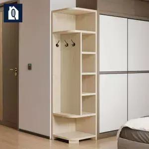 모던 코너 수납 선반 진열장 행거 옷걸이