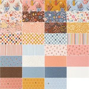 엘레나 아모 꽃피우기 레이어 케이크 42 10인치 사각 모다 원단 39050LC