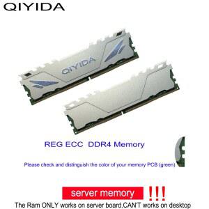QIYIDA DDR4 REGECC Ram 16GB PC4 2133MHz 또는 2400MHz 2666MHZ 2400 또는 3200 ECC REG 서버 메모리 16GB RAM