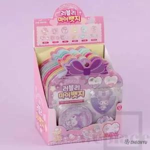 위플레이스 캐릭터 뱃지 (12개세트) 패션뱃지